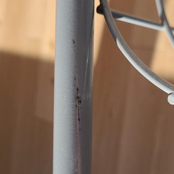 Vintage 80's post-modern metal magazine rack - Picture 7 of 8